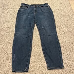 Judy Blue Relaxed Fit Jeans 16W Dark Wash Denim Casual Comfort Normcore